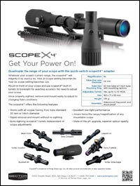 scopeX2 magnifies current range exactly 2x