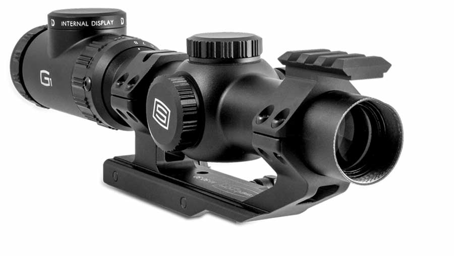 Sector Optics G1 riflescope can expand the utilization of the riflescope by offering situational awareness while focusing on a target.