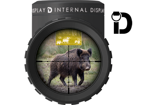 Sector Optics Internal Display technology can project the wider field of view of thermal devices and provide excellent situational awareness.
